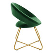 charcoal fabric dining chairs Modway Furniture Dining Chairs Gold Emerald