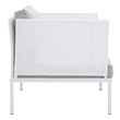cushions outdoor patio Modway Furniture Sofa Sectionals White Gray