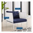 set of cushions for sofa Modway Furniture Sofa Sectionals White Navy