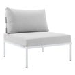 outdoor wicker sofa with chaise Modway Furniture Sofa Sectionals Gray Gray