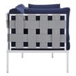 outdoor couch cover l shape Modway Furniture Sofa Sectionals Gray Navy