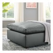 storage velvet bench Modway Furniture Sofas and Armchairs Gray