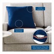 accent pillows for grey bedding Modway Furniture Pillow Navy Blossom