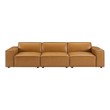 loveseat sectional sofa Modway Furniture Sofas and Armchairs Tan
