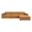 circle couch bed Modway Furniture Sofas and Armchairs Tan