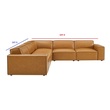 grey modern sectional sofa Modway Furniture Sofas and Armchairs Tan