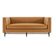 red velvet couch Modway Furniture Sofas and Armchairs Tan
