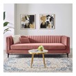 charcoal sectional couch Modway Furniture Sofas and Armchairs Dusty Rose