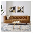 dark gray sectional couch Modway Furniture Sofas and Armchairs Cognac