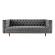 couch adjustable Modway Furniture Sofas and Armchairs Gray