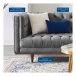 couch adjustable Modway Furniture Sofas and Armchairs Gray