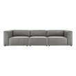 best chaise sectional Modway Furniture Sofas and Armchairs Gray