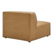 midcentury modern leather couch Modway Furniture Sofas and Armchairs Tan