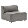 grey couch with chaise Modway Furniture Sofas and Armchairs Gray