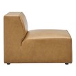 couch with chaise on both ends Modway Furniture Sofas and Armchairs Tan