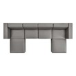 black couch modern Modway Furniture Sofas and Armchairs Gray
