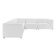 off white velvet sofa Modway Furniture Sofas and Armchairs White