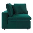 sectional couch living room Modway Furniture Sofas and Armchairs Green