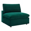 sectional couch living room Modway Furniture Sofas and Armchairs Green