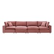 ikea leather sectional sofa Modway Furniture Sofas and Armchairs Dusty Rose