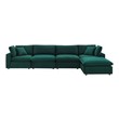 buy sectional Modway Furniture Sofas and Armchairs Green