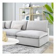 modern gray sectional sofa Modway Furniture Sofas and Armchairs Light Gray