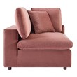 velvet couch Modway Furniture Sofas and Armchairs Dusty Rose