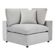 small left facing sectional Modway Furniture Sofas and Armchairs Light Gray