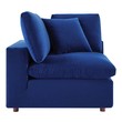 velvet sectional Modway Furniture Sofas and Armchairs Navy