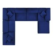 brown sofa Modway Furniture Sofas and Armchairs Navy