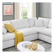 sectional living room Modway Furniture Sofas and Armchairs White