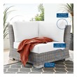 patio white furniture Modway Furniture Sofa Sectionals Light Gray White