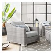 brown wingback chair Modway Furniture Sofa Sectionals Light Gray Gray