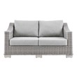 fabric sectional couch Modway Furniture Sofa Sectionals Light Gray Gray