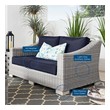 brown sectional sofa with chaise Modway Furniture Sofa Sectionals Light Gray Navy