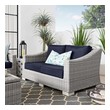 brown sectional sofa with chaise Modway Furniture Sofa Sectionals Light Gray Navy