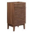 bathroom cabinet free standing Modway Furniture Vanities Walnut