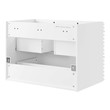 60 inch vanities with one sink Modway Furniture Vanities White