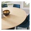 grey dining table set for 4 Modway Furniture Bar and Dining Tables Black Natural