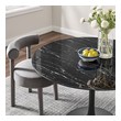dining table set for 4 round Modway Furniture Bar and Dining Tables Black Black