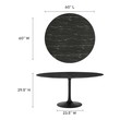 best dining furniture Modway Furniture Bar and Dining Tables Black Black