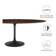 sofa and dining table Modway Furniture Bar and Dining Tables Black Cherry Walnut