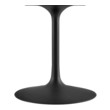 modern extendable dining table and chairs Modway Furniture Bar and Dining Tables Black Natural