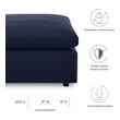 red bench ottoman Modway Furniture Sofa Sectionals Navy