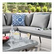 cheap patio sectional Modway Furniture Sofa Sectionals Gray Gray