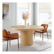 modern dark wood dining table Modway Furniture Bar and Dining Tables Oak