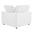 best white sectional Modway Furniture Sofas and Armchairs White