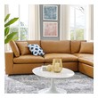 blue sectional sleeper sofa Modway Furniture Sofas and Armchairs Tan