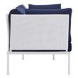 buy outdoor patio furniture Modway Furniture Sofa Sectionals White Navy