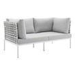 seating sofa Modway Furniture Sofa Sectionals Taupe Gray